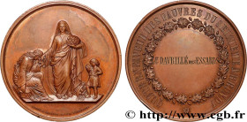 SECOND EMPIRE
Type : Médaille, Quête pour les pauvres 
Date : n.d. 
Mint name / Town : 75 - Paris 
Metal : copper 
Diameter : 41,00  mm
Engraver : CAQ...