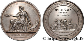 III REPUBLIC
Type : Médaille, Conseil des Prud’Hommes 
Date : 1874 
Mint name / Town : 75 - Paris 
Metal : silver 
Diameter : 50,5  mm
Engraver : GAYR...