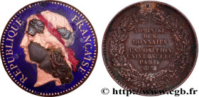 III REPUBLIC
Type : Médaille, Exposition universelle de Paris 
Date : 1878 
Mint name / Town : 75 - Paris 
Metal : copper 
Diameter : 30,5  mm
Engrave...