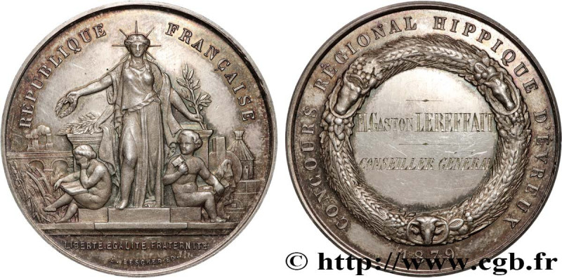 III REPUBLIC
Type : Médaille, Concours régional hippique 
Date : 1879 
Mint name...