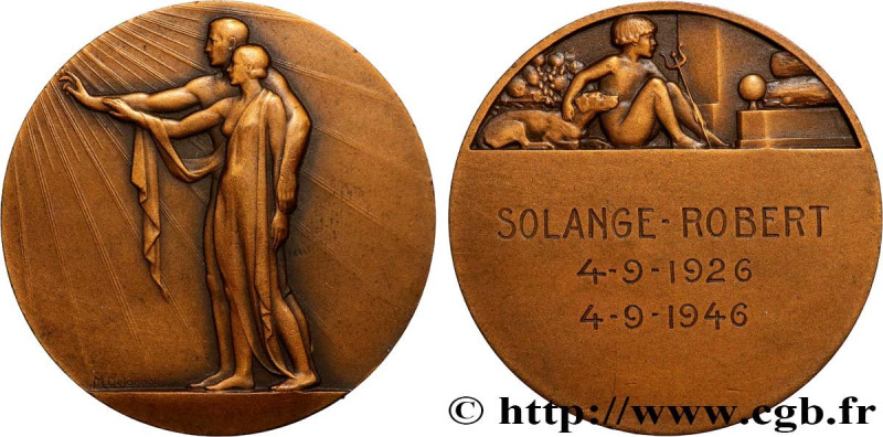 LOVE AND MARRIAGE
Type : Médaille, Noces de porcelaine 
Date : 1946 
Mint name /...