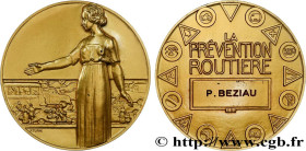 V REPUBLIC
Type : Médaille, La prévention routière 
Date : n.d. 
Mint name / Town : Monnaie de Paris 
Metal : gold plated silver 
Millesimal fineness ...