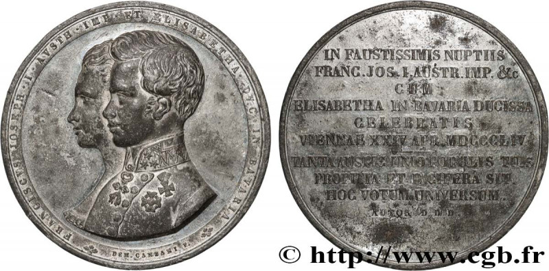 AUSTRIA - FRANZ-JOSEPH I
Type : Médaille, Mariage de François-Joseph Ier et Élis...