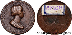 ITALY - MANTUA
Type : Médaille, Antonia de Bulzi, épouse de Gianfrancesco Gonzade, Galvanoplastie 
Date : n.d. 
Metal : copper 
Diameter : 40,5  mm
We...