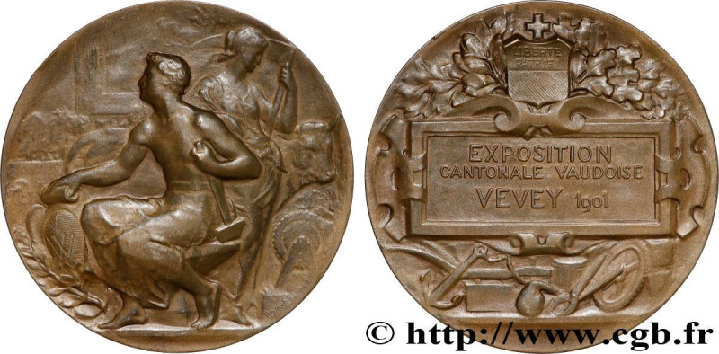 SWITZERLAND - CONFEDERATION OF HELVETIA - CANTON OF VAUD
Type : Médaille, Exposi...