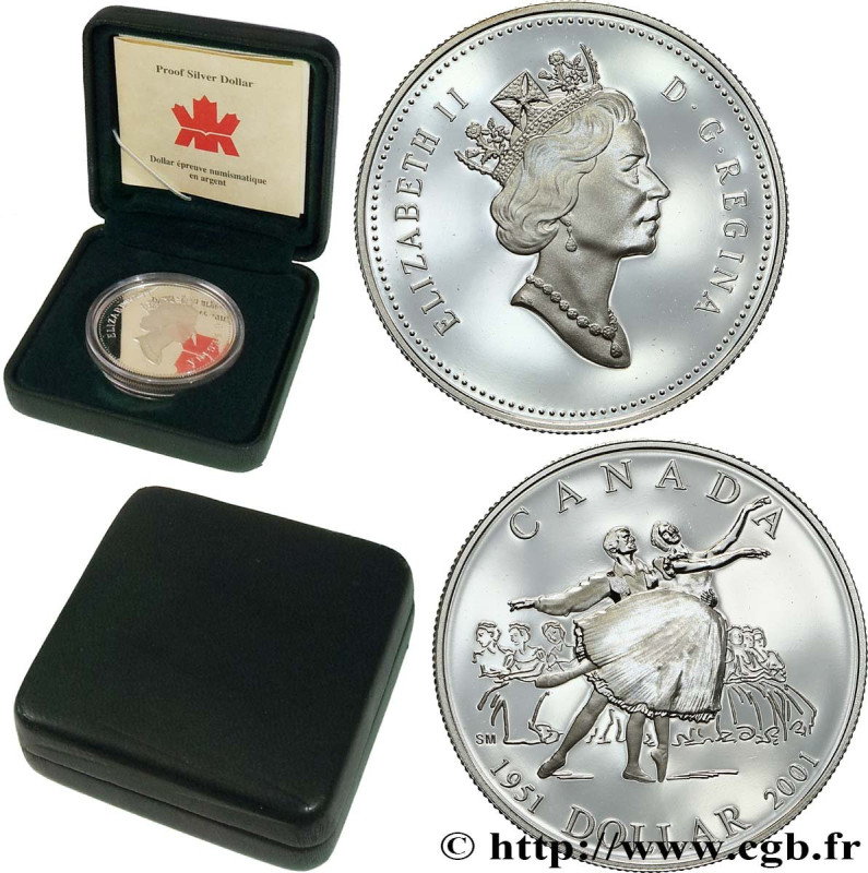 CANADA
Type : Dollar Proof - Le ballet national du Canada 
Date : 2001 
Quantity...