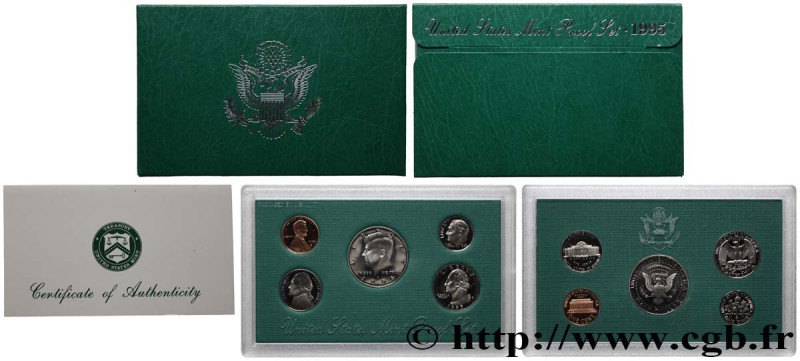 UNITED STATES OF AMERICA
Type : Série Proof Set 1 & 5 Cents, 1 Dime, Quarter Dol...