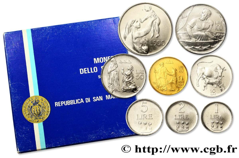 SAN MARINO
Type : Série FDC 
Date : 1972 
Quantity minted : --- 
Diameter : 29  ...