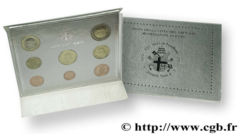 VATICAN
Type : SÉRIE Euro BRILLANT UNIVERSEL 
Date : 2003 
Mint name / Town : Ro...