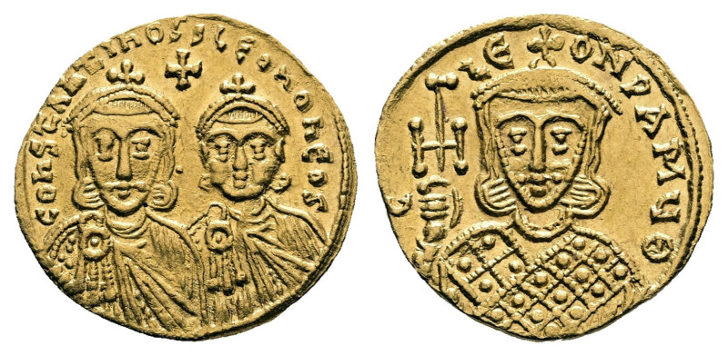 Constantine V Copronymus, with Leo IV and Leo III AD 750-756. Constantinople
So...