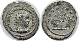 Römische Münzen, MÜNZEN DER RÖMISCHEN KAISERZEIT. Valerianus I. (253-260 n. Chr.). Antoninianus 255-256 n.Chr. (4.08 g. 27 mm). Vs.: IMP C P LIC VALER...