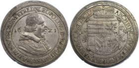 RDR – Habsburg – Österreich, RÖMISCH-DEUTSCHES REICH. Erzherzog Leopold V. (1619-1632). Taler 1621, Hall. Silber. 28,80 g. 44 mm. Dav. 3330. M./T. 422...