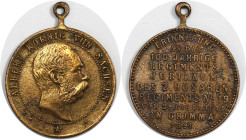 Deutsche Münzen und Medaillen ab 1871, MEDAILLEN UND JETONS. Grimma, Stadt (Sachsen). Tragbare Bronzemedaille 1891. Auf das 100jährige Jubiläum des 2....