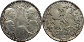 Europäische Münzen und Medaillen, Griechenland / Greece. Paul I. (1947-1964). 30 Drachmen 1963, auf die 100-Jahrfeier der Dynastie. 18,0 g. 0.835 Silb...