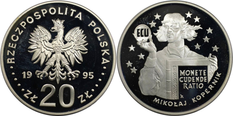 Europäische Münzen und Medaillen, Polen / Poland. Nicolas Copernic. 20 Zlotych 1...