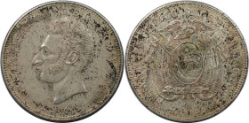 Weltmünzen und Medaillen, Ecuador. Antonio Jose de Sucre. 5 Sucres 1943. Silber. 24,97 g. KM 79. Sehr schön