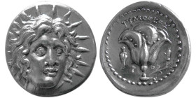 CARIA, Islands off. Rhodes. Ca. 250-230 BC. AR Didrachm.