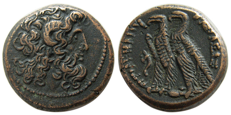 EGYPT, Ptolemaic Kings. Ptolemy IX-XII 116-51 BC. Æ (9.38 gm; 21 mm). Alexandria...