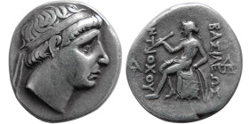 SELEUKID KINGS, Antiochus I, 280-261 BC. AR Drachm.