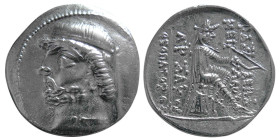 KINGS of PARTHIA. Phraates II. 132-127 BC. AR Drachm