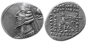 KINGS of PARTHIA. Phraates IV. 38-2 BC. AR Drachm