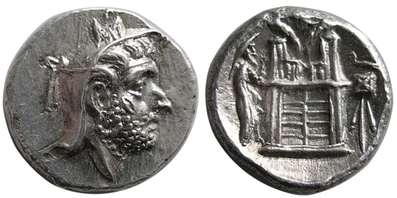 KINGS of PERSIS. Autophradates II. Early-mid 2nd century BC. AR Drachm (4.12 gm;...