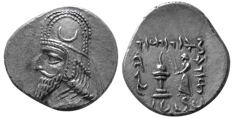 KINGS of PERSIS. Darev II. 1st Century BC. AR Drachm (3.85 gm; 19 mm). Type 1c. ...