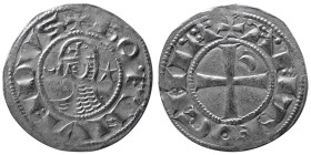 THE CRUSADERS, Bohemond IV. 1202-1232 AD. AR Denier