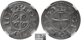 FRANCE, Feudal. Angouleme. AR denier- NGC-Genuine.