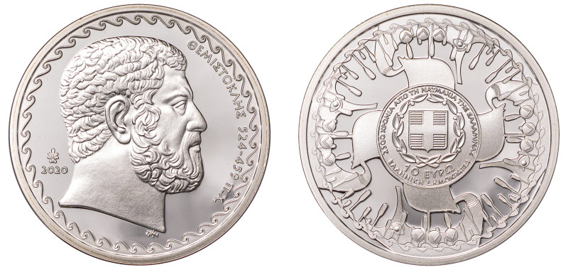 Greece, Third Republic, 1974-. AR Proof 10 Euros, 2020, 2.500 Years since the Ba...