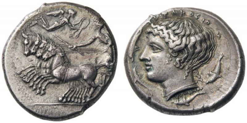  GREEK COINS   Sicily   Syracuse, c. 415-405 BC. Tetradrachm (Silver, 26mm, 17.2...
