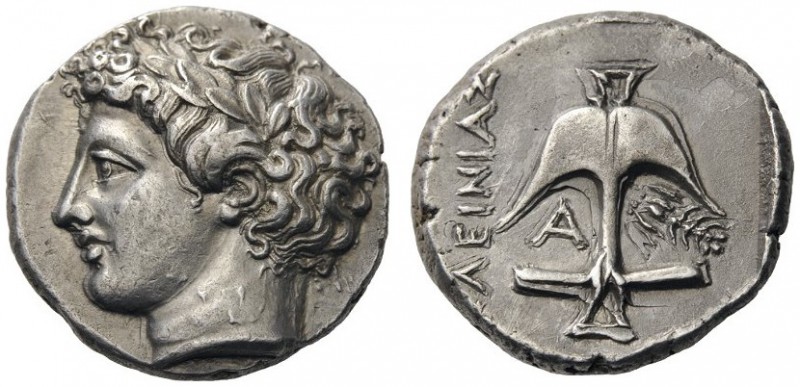  GREEK COINS   Thrace   Apollonia Pontika, mid 4th century BC. Tetradrachm (Silv...