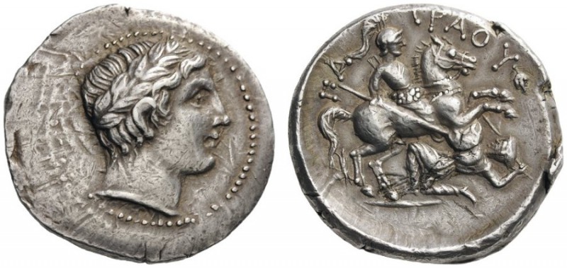  GREEK COINS   Kings of Paeonia   Patraos, c. 335-315 BC. Tetradrachm (Silver, 2...
