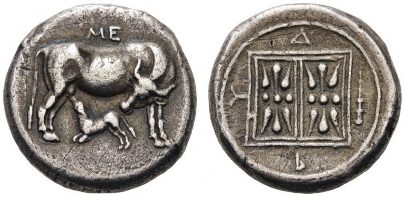  GREEK COINS   Illyria   Dyrrhachion, c. 450-350 BC. Stater (Silver, 21mm, 10.35...