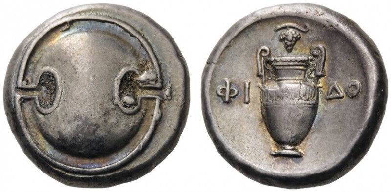  GREEK COINS   Boeotia   Thebes, c. 405-395 BC. c. 395-338 BC. Stater (Silver, 2...