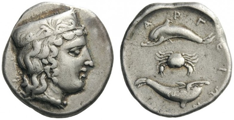  GREEK COINS   Argolis   Argos, c. 370-350 BC. Stater (Silver, 23mm, 12.19g 12)....