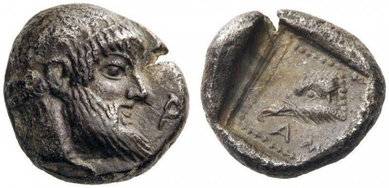  GREEK COINS   Ionia   Magnesia ad Maeandrum. Archepolis, c. 459 BC. Trihemiobol...