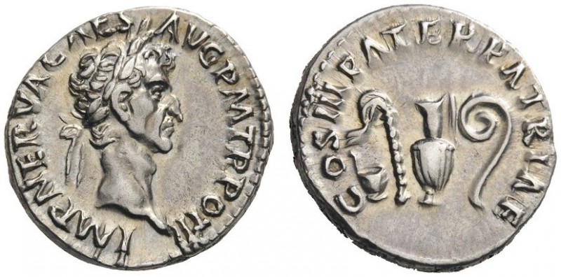  ROMAN AND BYZANTINE COINS   Nerva, AD 96-98. Denarius (Silver, 17mm, 3.51 g6), ...