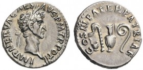  ROMAN AND BYZANTINE COINS   Nerva, AD 96-98. Denarius (Silver, 17mm, 3.51 g6), Rome, September-December 97. IMP NERVA CAES AVG P M TR POT II Laureate...