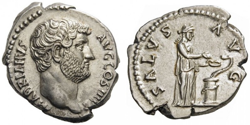  ROMAN AND BYZANTINE COINS   Hadrian, 117-138. Denarius (Silver, 17mm, 3.53g 6),...