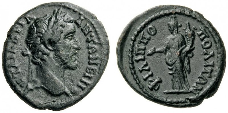 ROMAN AND BYZANTINE COINS   Philippopolis, Thrace. Antoninus Pius, 138-161. As­...