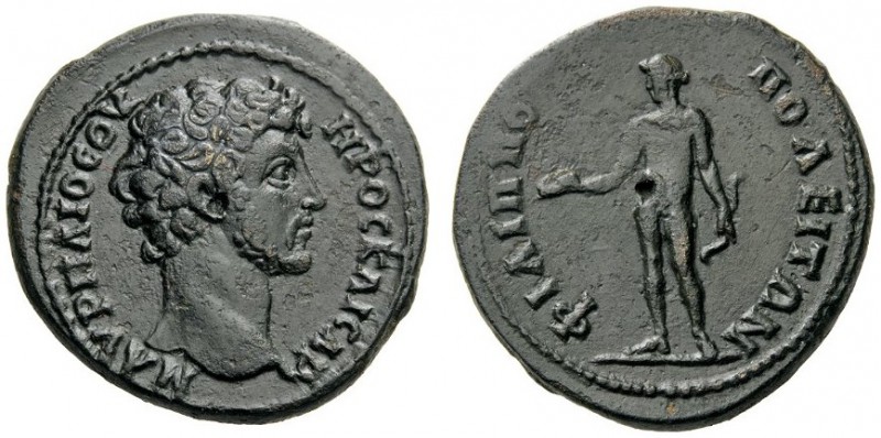  ROMAN AND BYZANTINE COINS   Philippopolis, Thrace. Marcus Aurelius Caesar, 139-...