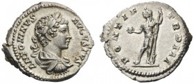  ROMAN AND BYZANTINE COINS   Caracalla, 198-217. Denarius (Silver, 20mm, 3.22g 6), Rome, 200. ANTONINVS AVGVSTVS Laureate, draped and cuirassed bust o...