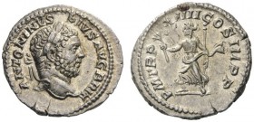  ROMAN AND BYZANTINE COINS   Caracalla, 198-217. Denarius (Silver, 19mm, 3.18g 1), Rome, 211. ANTONINVS PIVS AVG BRIT Laureate head of Caracalla to ri...
