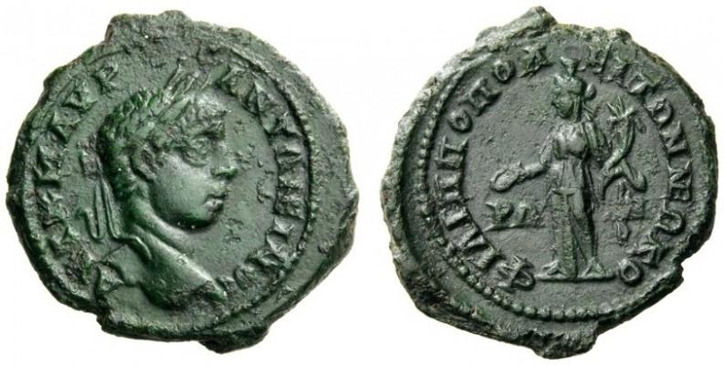  ROMAN AND BYZANTINE COINS   Philippopolis, Thrace. Elagabalus, 218-222. Assario...