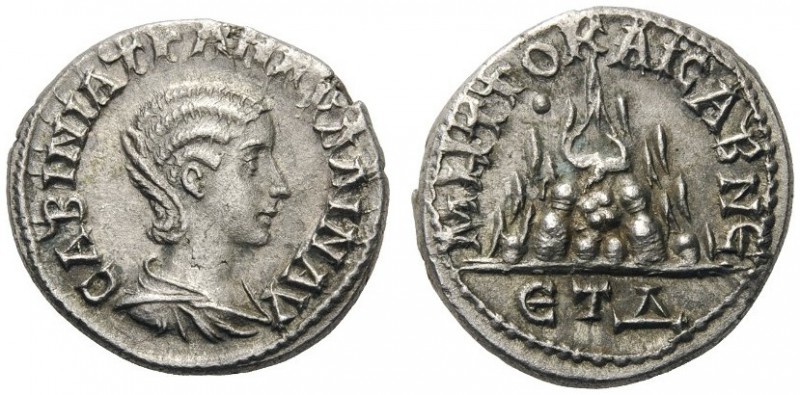  ROMAN AND BYZANTINE COINS   Caesarea, Cappadocia. Tranquillina, wife of Gordian...
