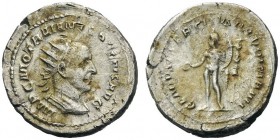  ROMAN AND BYZANTINE COINS   Trajan Decius, 249-251. Heavy Antoninianus (Silver, 24mm, 8.33g 6), Rome. IMP C M Q TRAIANVS DECIVS AVG Radiate and cuira...