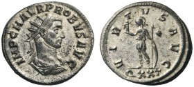  ROMAN AND BYZANTINE COINS   Probus, 276-282. Antoninianus (Billon, 20mm, 4.46g 6), Ticinum, 278. IMP C M AVR PROBVS AVG Radiate draped and cuirassed ...