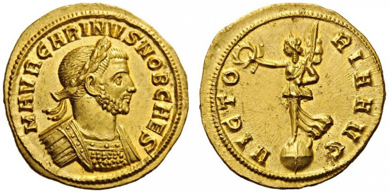  ROMAN AND BYZANTINE COINS   Carinus, as Caesar, 282-283. Aureus (Gold, 19mm, 4....