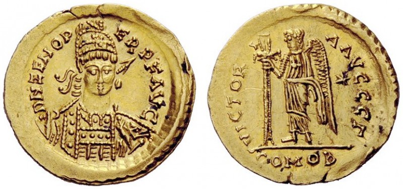 PSEUDO-IMPERIAL COINAGE 
 Odovacar, 476-493 
 In the name of Zeno, 474-491 . S...